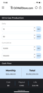 Cashflow Simulator for iPhone